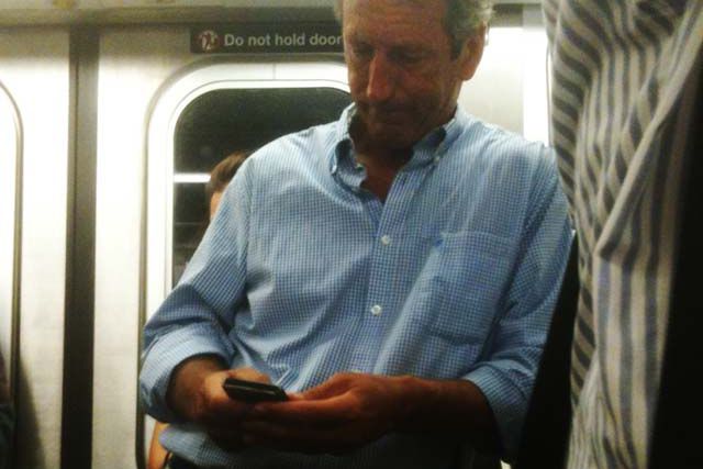 Mark Sanford on the 2 train